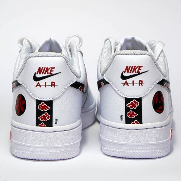 Sneakers Air Force 1 Custom Naruto Akatsuki Nuage Sharingan