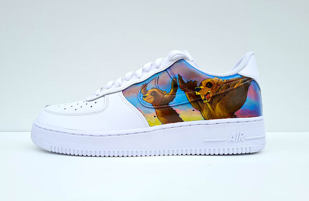 Sneakers Air Force 1 Custom Frère des ours