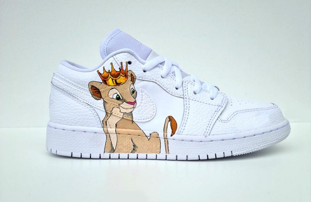 Sneakers Air Jordan 1 Custom Le Roi Lion