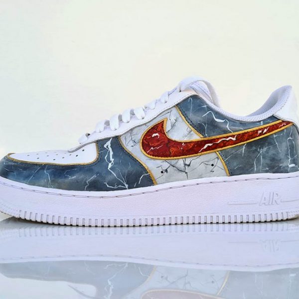 Sneakers Air Force 1 Custom Marbre