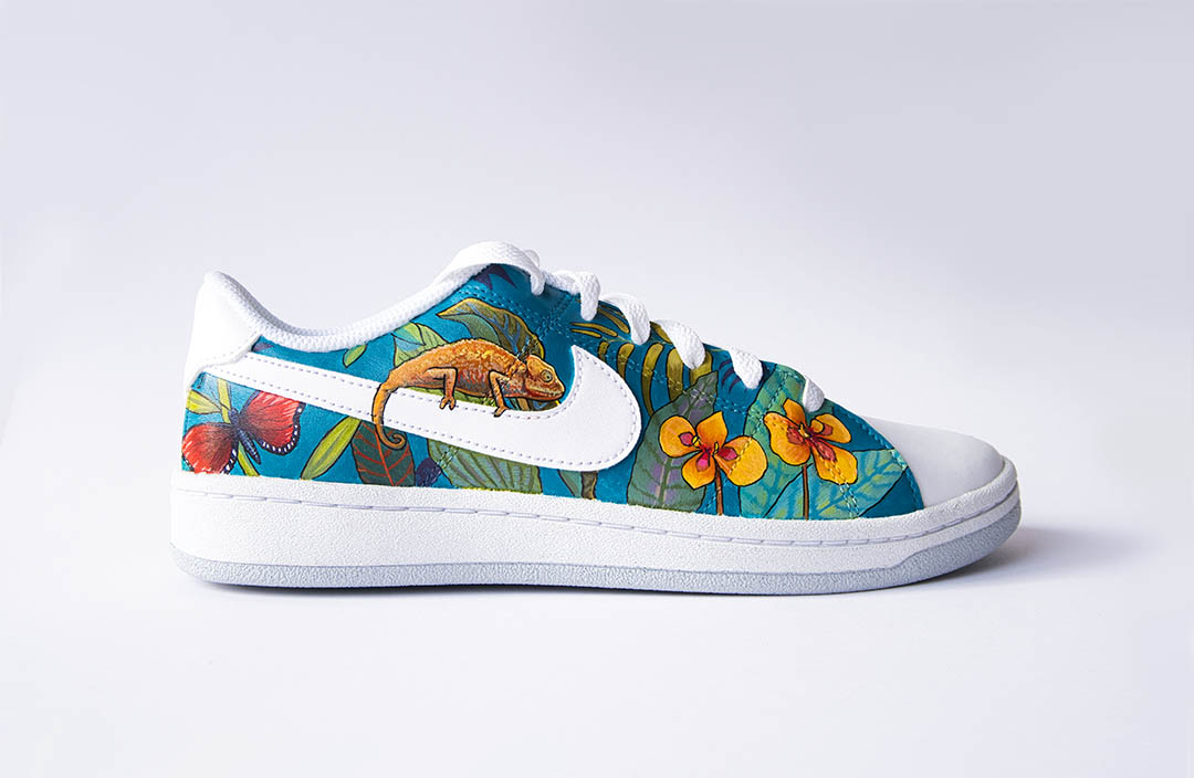 Sneakers Nike Custom Jungle Tropicale