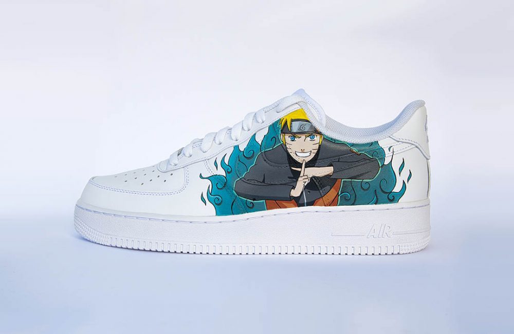 Sneakers Air Force 1 Custom Naruto