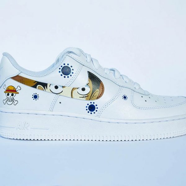 Sneakers Air Force 1 Custom One Piece Luffy