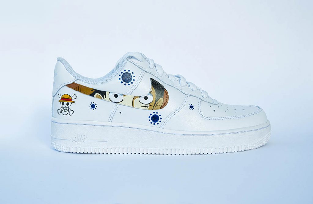 Air Force 1 Luffy et Zoro Sneakers Customisées Lyon