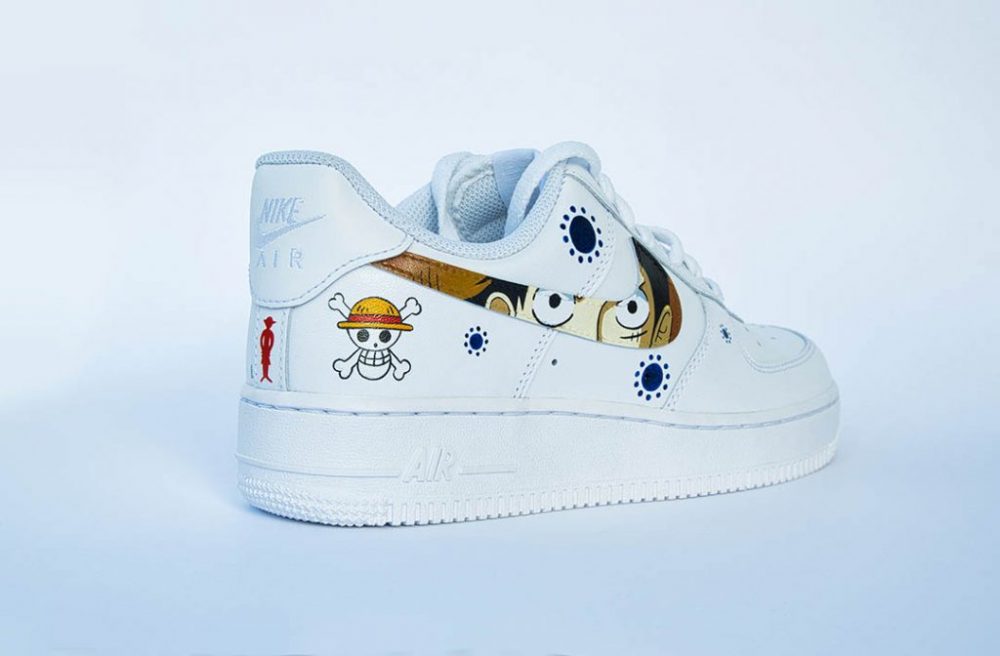 Sneakers Air Force 1 Custom One Piece Luffy