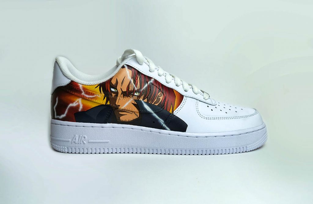 Air Force 1 Shanks et Luffy SCustom Sneakers Customisées Lyon